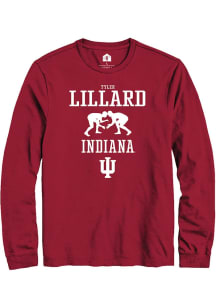 Tyler Lillard Rally Mens Red Indiana Hoosiers NIL Sport Icon Tee