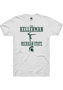 Sage Kellerman  Michigan State Spartans White Rally NIL Sport Icon Short Sleeve T Shirt