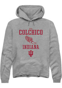 Nico Colchico  Rally Indiana Hoosiers Mens Graphite NIL Sport Icon Long Sleeve Hoodie