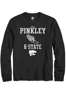 Jesse Pinkley Rally Mens Black K-State Wildcats NIL Sport Icon Tee