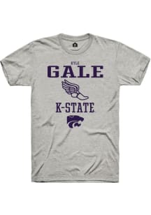 Kyle Gale Ash K-State Wildcats NIL Sport Icon Short Sleeve T Shirt