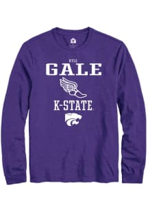 Kyle Gale Rally Mens Purple K-State Wildcats NIL Sport Icon Tee