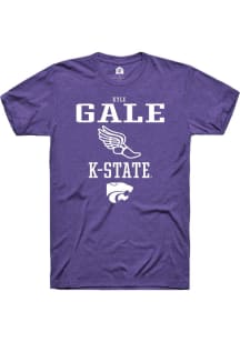 Kyle Gale Purple K-State Wildcats NIL Sport Icon Short Sleeve T Shirt