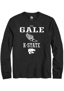 Kyle Gale Rally Mens Black K-State Wildcats NIL Sport Icon Tee