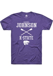 McKenna Johnson  K-State Wildcats Purple Rally NIL Sport Icon Short Sleeve T Shirt