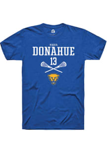 Maria Donahue Blue Pitt Panthers NIL Sport Icon Short Sleeve T Shirt