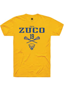 Talia Zuco Gold Pitt Panthers NIL Sport Icon Short Sleeve T Shirt