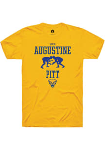 Luca Augustine Gold Pitt Panthers NIL Sport Icon Short Sleeve T Shirt