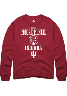 Chloe Moore-McNeil Rally Mens Red Indiana Hoosiers NIL Sport Icon Crew Sweatshirt