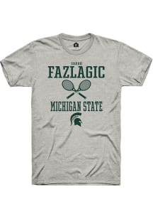 Sarah Fazlagic Ash Michigan State Spartans NIL Sport Icon Short Sleeve T Shirt