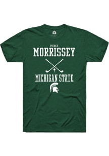 Pierce Morrissey Green Michigan State Spartans NIL Sport Icon Short Sleeve T Shirt