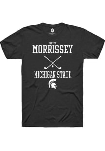 Pierce Morrissey Black Michigan State Spartans NIL Sport Icon Short Sleeve T Shirt