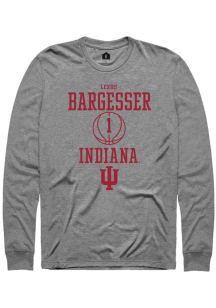 Lexus Bargesser Rally Mens Graphite Indiana Hoosiers NIL Sport Icon Tee