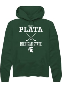 Valery Plata Rally Mens Green Michigan State Spartans NIL Sport Icon Hooded Sweatshirt