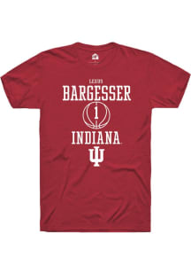 Lexus Bargesser Red Indiana Hoosiers NIL Sport Icon Short Sleeve T Shirt