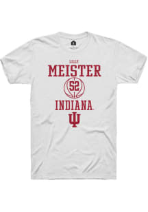 Lilly Meister  Indiana Hoosiers White Rally NIL Sport Icon Short Sleeve T Shirt