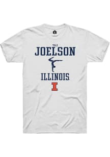 Tali Joelson White Illinois Fighting Illini NIL Sport Icon Short Sleeve T Shirt