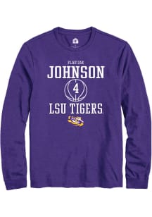 Flau'jae Johnson  LSU Tigers Purple Rally NIL Sport Icon Long Sleeve T Shirt