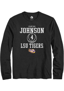 Flau'jae Johnson  LSU Tigers Black Rally NIL Sport Icon Long Sleeve T Shirt