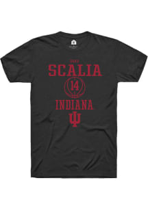 Sara Scalia  Indiana Hoosiers Black Rally NIL Sport Icon Short Sleeve T Shirt