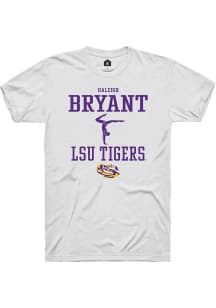 Haleigh Bryant  LSU Tigers White Rally NIL Sport Icon Short Sleeve T Shirt
