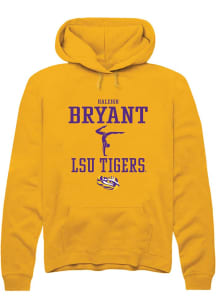 Haleigh Bryant  Rally LSU Tigers Mens Gold NIL Sport Icon Long Sleeve Hoodie