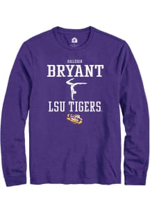 Haleigh Bryant  LSU Tigers Purple Rally NIL Sport Icon Long Sleeve T Shirt
