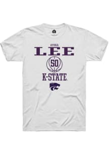 Ayoka Lee White K-State Wildcats NIL Sport Icon Short Sleeve T Shirt