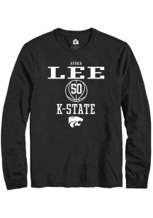 Ayoka Lee  K-State Wildcats Black Rally NIL Sport Icon Long Sleeve T Shirt