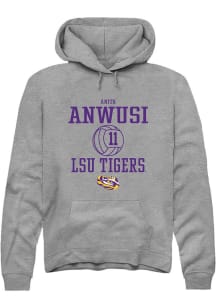 Anita Anwusi  Rally LSU Tigers Mens Graphite NIL Sport Icon Long Sleeve Hoodie