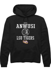 Anita Anwusi  Rally LSU Tigers Mens Black NIL Sport Icon Long Sleeve Hoodie