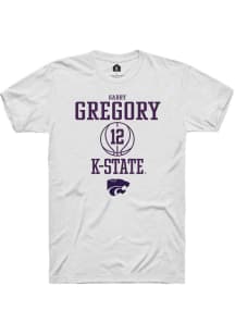 Gabriella Gregory  K-State Wildcats White Rally NIL Sport Icon Short Sleeve T Shirt