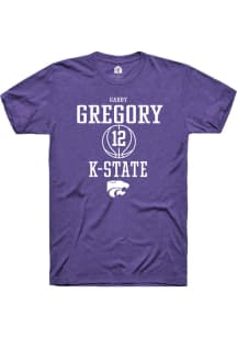 Gabriella Gregory  K-State Wildcats Purple Rally NIL Sport Icon Short Sleeve T Shirt