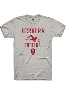 Harrison Herrera Ash Indiana Hoosiers NIL Sport Icon Short Sleeve T Shirt