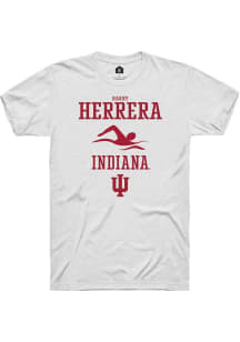 Harrison Herrera White Indiana Hoosiers NIL Sport Icon Short Sleeve T Shirt