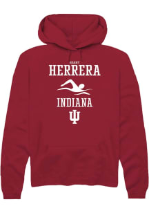 Harrison Herrera Rally Mens Red Indiana Hoosiers NIL Sport Icon Hooded Sweatshirt