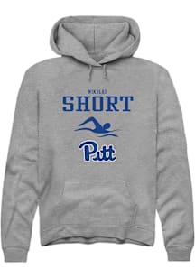 Nikolas Short  Rally Pitt Panthers Mens Graphite NIL Sport Icon Long Sleeve Hoodie