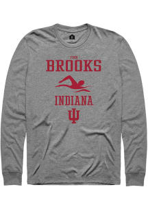 Finn Brooks Rally Mens Graphite Indiana Hoosiers NIL Sport Icon Tee