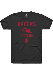 Finn Brooks Black Indiana Hoosiers NIL Sport Icon Short Sleeve T Shirt