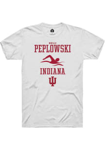 Noelle Peplowski White Indiana Hoosiers NIL Sport Icon Short Sleeve T Shirt