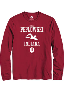 Noelle Peplowski Rally Mens Red Indiana Hoosiers NIL Sport Icon Tee