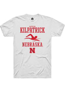 Katelyn Kilpatrick White Nebraska Cornhuskers NIL Sport Icon Short Sleeve T Shirt