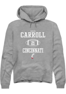 Kalen Carroll  Rally Cincinnati Bearcats Mens Graphite NIL Sport Icon Long Sleeve Hoodie