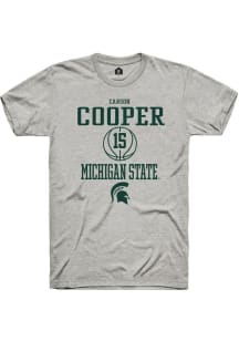 Carson Cooper Ash Michigan State Spartans NIL Sport Icon Short Sleeve T Shirt