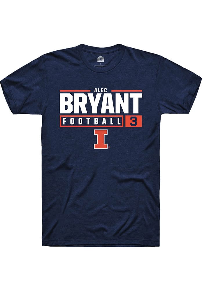 Alec Bryant Illinois Fighting Illini Rally NAVY NIL Stacked Box Short