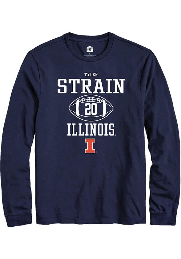 Men's Navy Illinois Fighting Illini Campus Icon T-Shirt