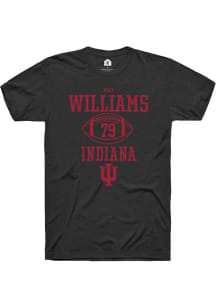 Max Williams Black Indiana Hoosiers NIL Sport Icon Short Sleeve T Shirt