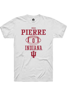 Noah Pierre White Indiana Hoosiers NIL Sport Icon Short Sleeve T Shirt