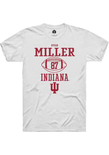 Ryan Miller  Indiana Hoosiers White Rally NIL Sport Icon Short Sleeve T Shirt