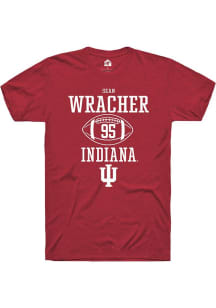 Sean Wracher  Indiana Hoosiers Red Rally NIL Sport Icon Short Sleeve T Shirt